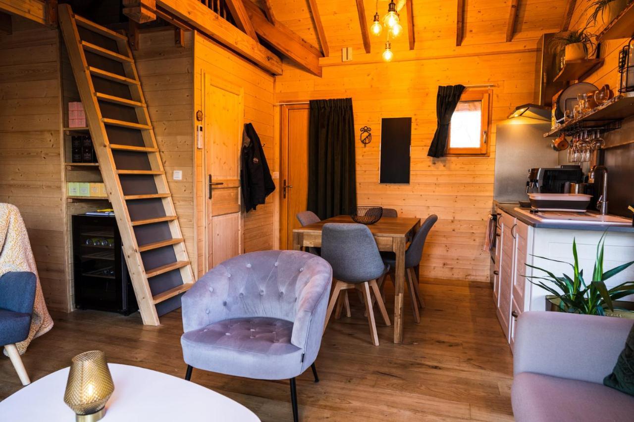 Charmante Cabane Dans Les Arbres Avec Jacuzzi Et Sauna Boismorand المظهر الخارجي الصورة